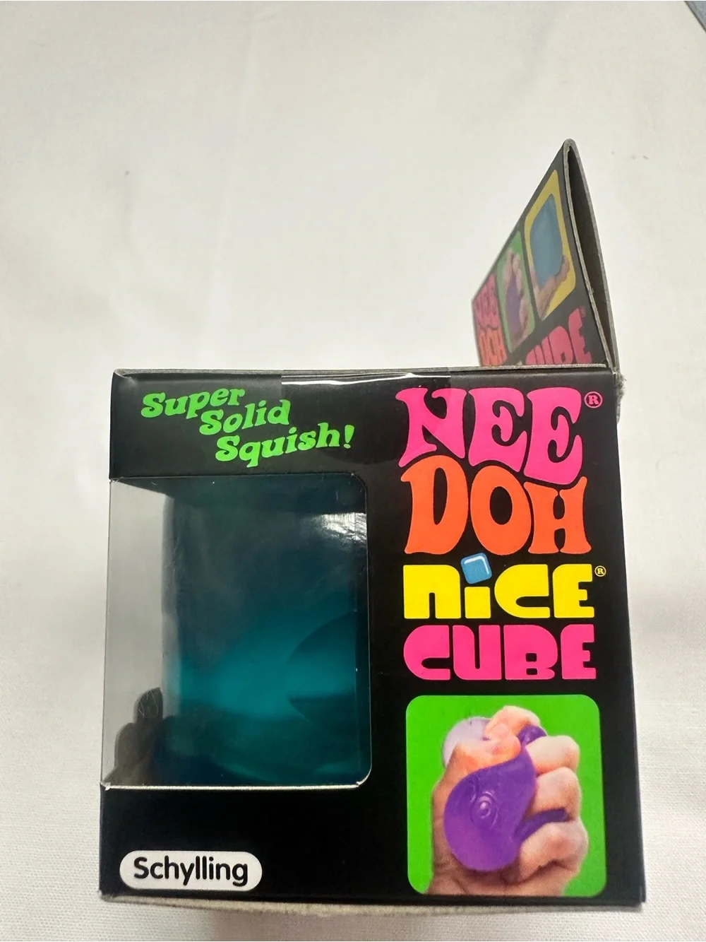 Nee Doh Ice Cube Super Solid Squish - Teal